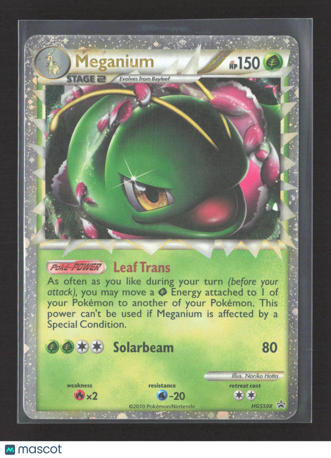 Pokemon 2010 HeartGold & SoulSilver Meganium #HGSS08