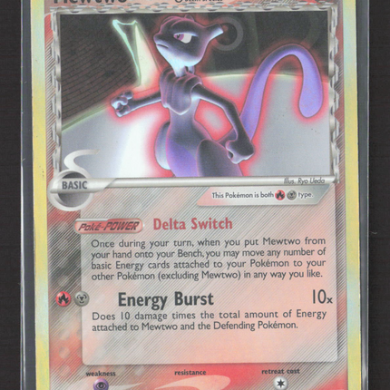 Pokemon 2005 EX Delta Species Mewtwo #12/113