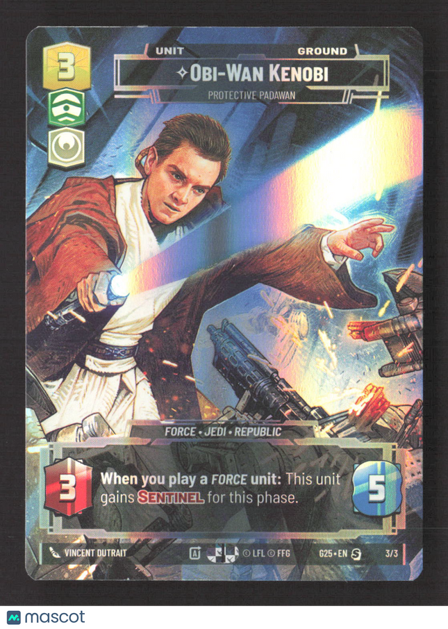 2024 Fantasy Flight Games Star Wars: Unlimited Spark of Rebellion Obi-Wan Kenobi