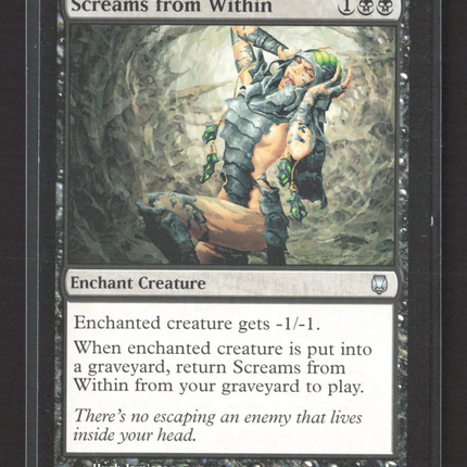 2004 Wizards of the Coast Magic: The Gathering Darksteel Screams from Within