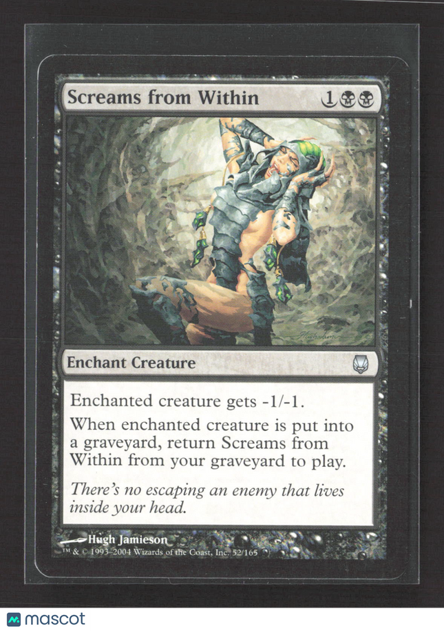 2004 Wizards of the Coast Magic: The Gathering Darksteel Screams from Within