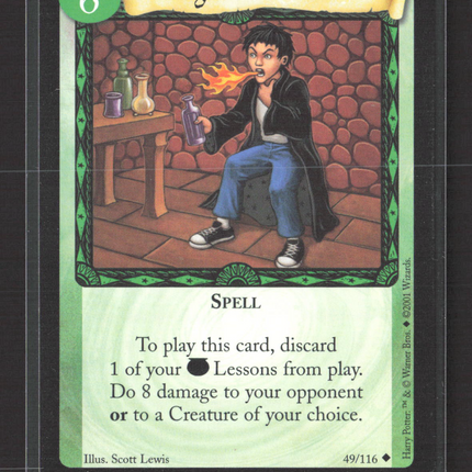 2001 Wizards of the Coast Harry Potter Base Set Dogbreath Potion