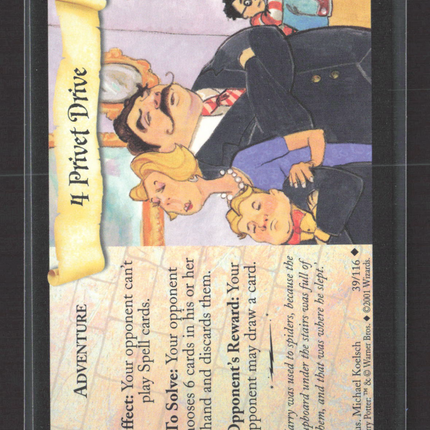 Harry Potter Trading Card Game 4 privet drive