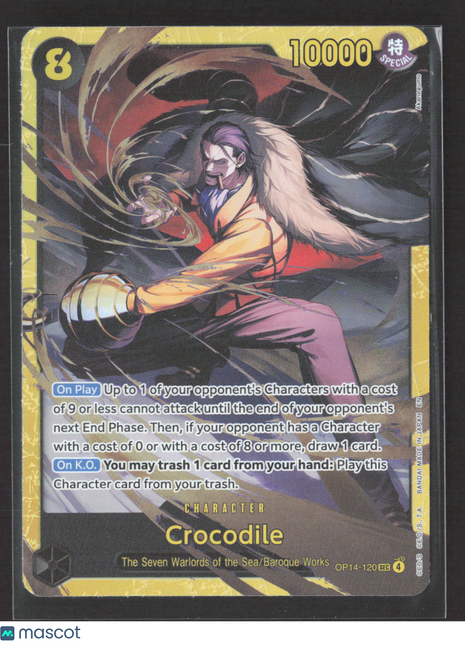 2024 Bandai One Piece Card Game (OP-14) Crocodile #OP14-120