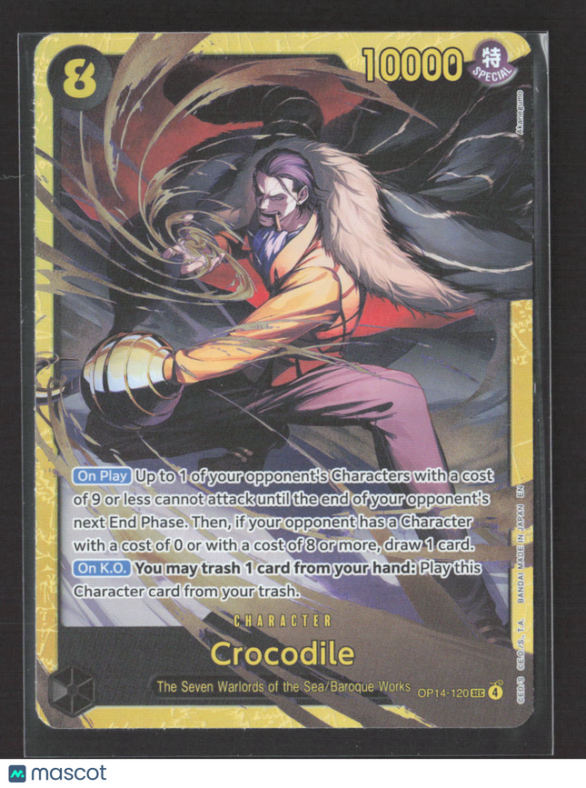 2024 Bandai One Piece Card Game (OP-14) Crocodile #OP14-120