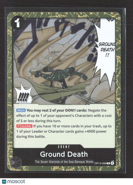 One Piece Card Game OP14 Ground Death #OP14-096