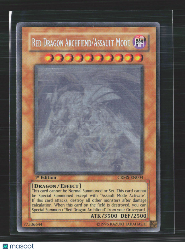 Yu-Gi-Oh! Red Dragon Archfiend/Assault Mode 1st Edition Ghost Rare #CRMS-EN004