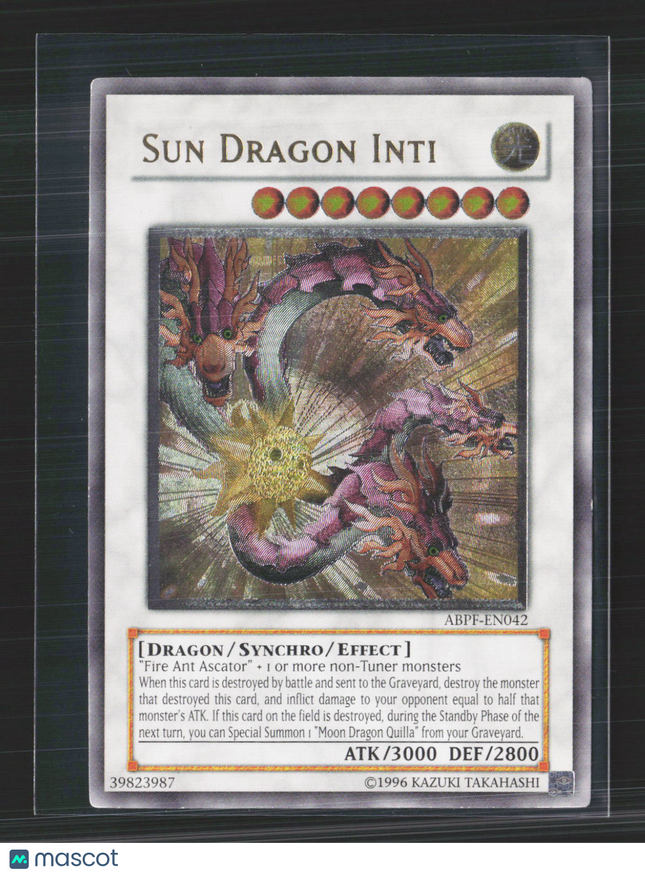 Yu-Gi-Oh! Absolute Powerforce Sun Dragon Inti Unlimited UTR #ABPF-EN042