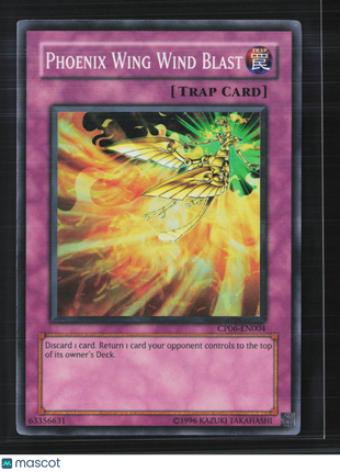 Yu-Gi-Oh! Champion Pack: Game Six Phoenix Wing Wind Blast Trap Card #CP06-EN004