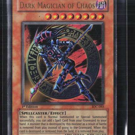 Yu-Gi-Oh! Invasion of Chaos Dark Magician of Chaos 1st Edition #IOC-065