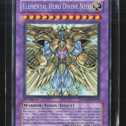 Yu-Gi-Oh! Crossroads of Chaos Elemental HERO Divine Neos 1st Edition #CSOC-EN098