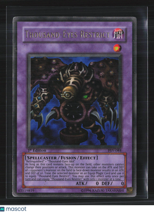 Yu-Gi-Oh! Pharaoh's Servant Thousand-Eyes Restrict 1st Edition #PSV-084