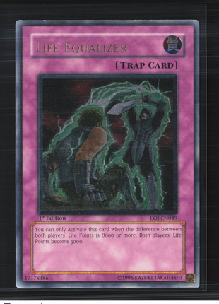 Yu-Gi-Oh! TCG 2005 Enemy of Justice Life Equalizer 1st Edition #EOJ-EN049