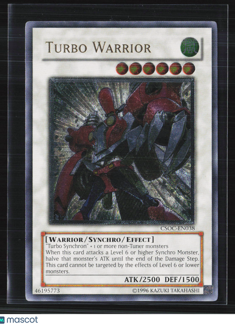 Yu-Gi-Oh! TCG 2008 Crossroads of Chaos Turbo Warrior Unlimited UTR #CSOC-EN038