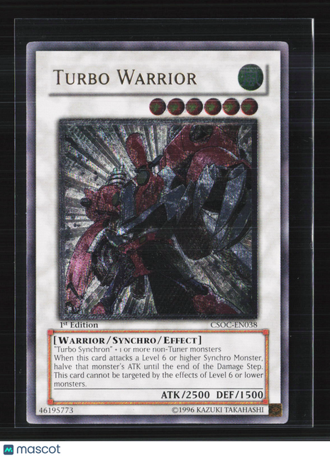 Yu-Gi-Oh! Crossroads of Chaos Turbo Warrior 1st Edition UTR #CSOC-EN038