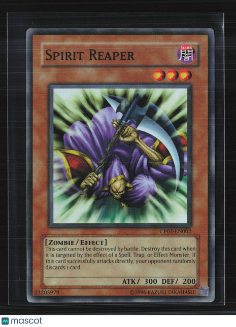 Yu-Gi-Oh! TCG 2006 Champion Pack: Game 3 Spirit Reaper Zombie/Effect #CP03-EN002