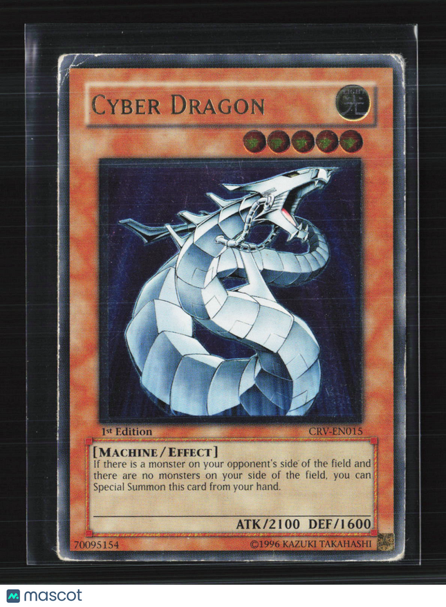 Yu-Gi-Oh! Cybernetic Revolution Cyber Dragon 1st Edition UTR #CRV-EN015