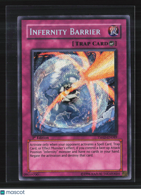 Yu-Gi-Oh! The Shining Darkness Infernity Barrier 1st Edition #THSD-EN089