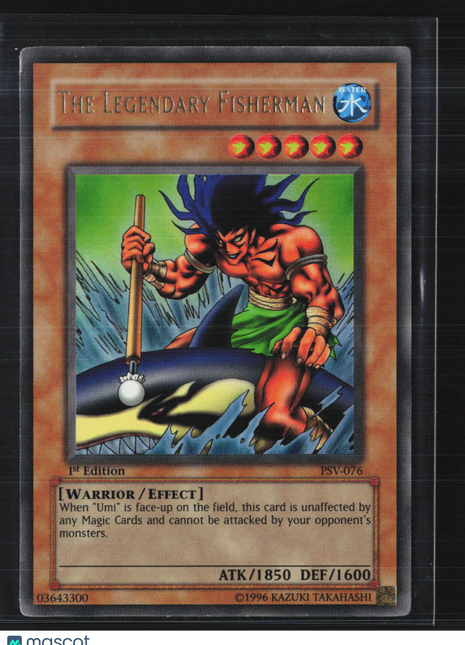 Yu-Gi-Oh! Pharaoh's Servant The Legendary Fisherman 1st Edition #PSV-076