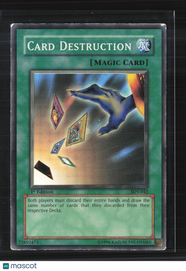 Yu-Gi-Oh! TCG 2002 Starter Deck Yugi Card Destruction 1st Edition #SDY-042