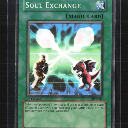 Yu-Gi-Oh! TCG 2002 Konami Starter Deck Yugi Soul Exchange 1st Edition #SDY-041