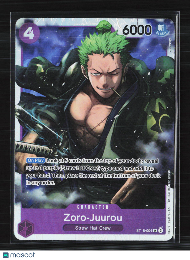 One Piece Card Game ST18 Zoro-Juurou Straw Hat Crew ST18-004