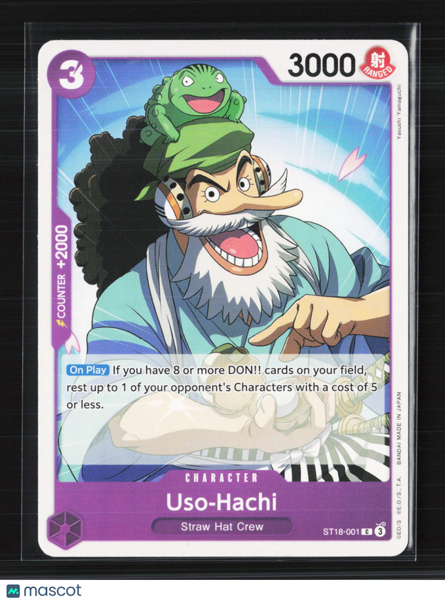 One Piece Card Game ST18 Uso-Hachi Straw Hat Crew ST18-001