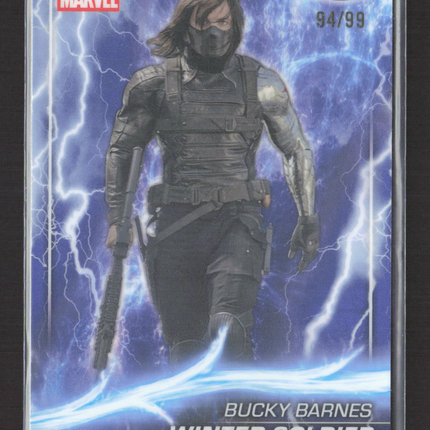2025 Topps Chrome Marvel Studios Phase Two Bucky Barnes 94/99 #38