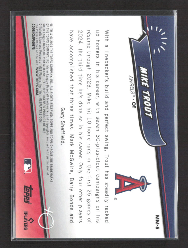 2024 Topps Chrome Major League Minis Mike Trout #MM-5