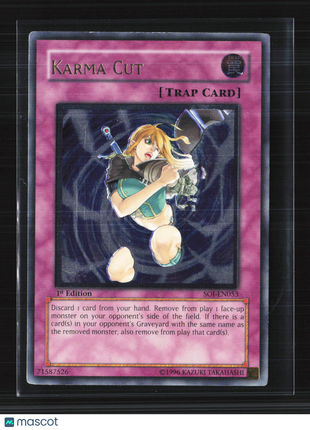 Yu-Gi-Oh! TCG Shadow of Infinity Karma Cut 1st Edition SOI-EN053