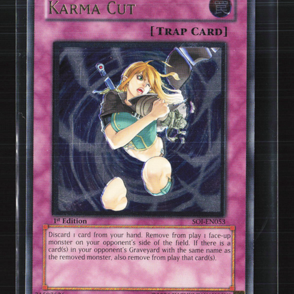 Yu-Gi-Oh! TCG Shadow of Infinity Karma Cut 1st Edition SOI-EN053