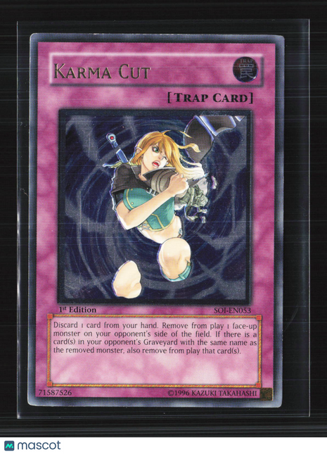 Yu-Gi-Oh! TCG Shadow of Infinity Karma Cut 1st Edition SOI-EN053