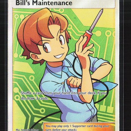 Pokemon 2018 Celestial Storm Bill's Maintenance FA #162/168