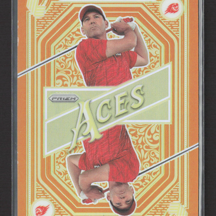 2025 Panini Prizm LIV Golf Aces Sergio Garcia #4 Gold Prizm /10