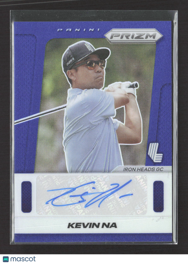2025 Panini Prizm LIV Golf Kevin Na #TS-KN Blue Auto 05/99
