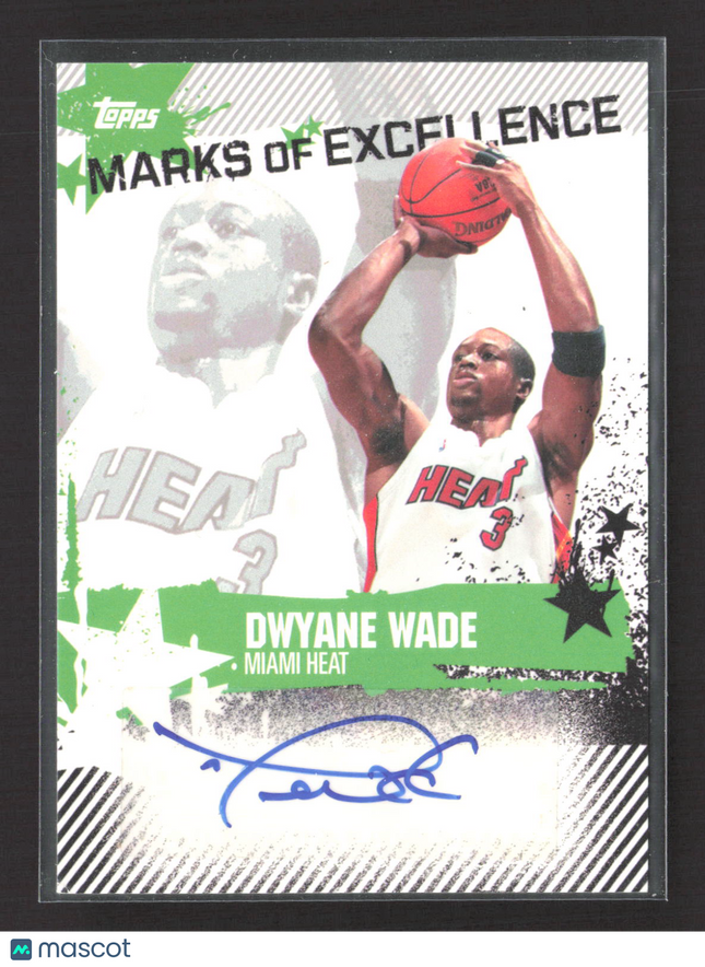 2006 Topps Marks of Excellence Dwyane Wade #ME-DW Auto