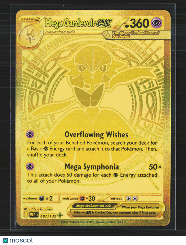 Pokemon Mega Evolutions Mega Gardevoir EX #187/132