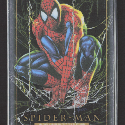 2024 Upper Deck Marvel Masterpieces '92 Platinum Spider Man First Appearance #87