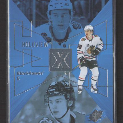 2024 Upper Deck Extended Series SPx Holoview Connor Bedard #SPX-33 Blue