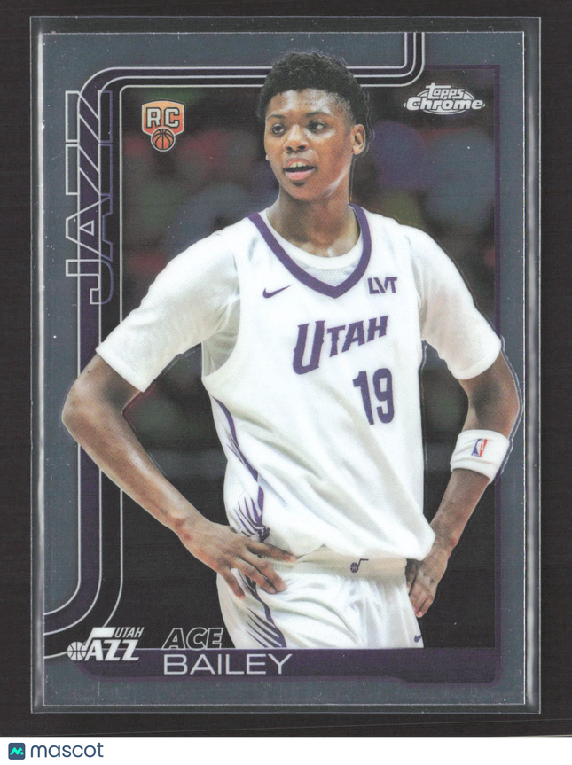 2025 Topps Chrome Ace Bailey #255 RC