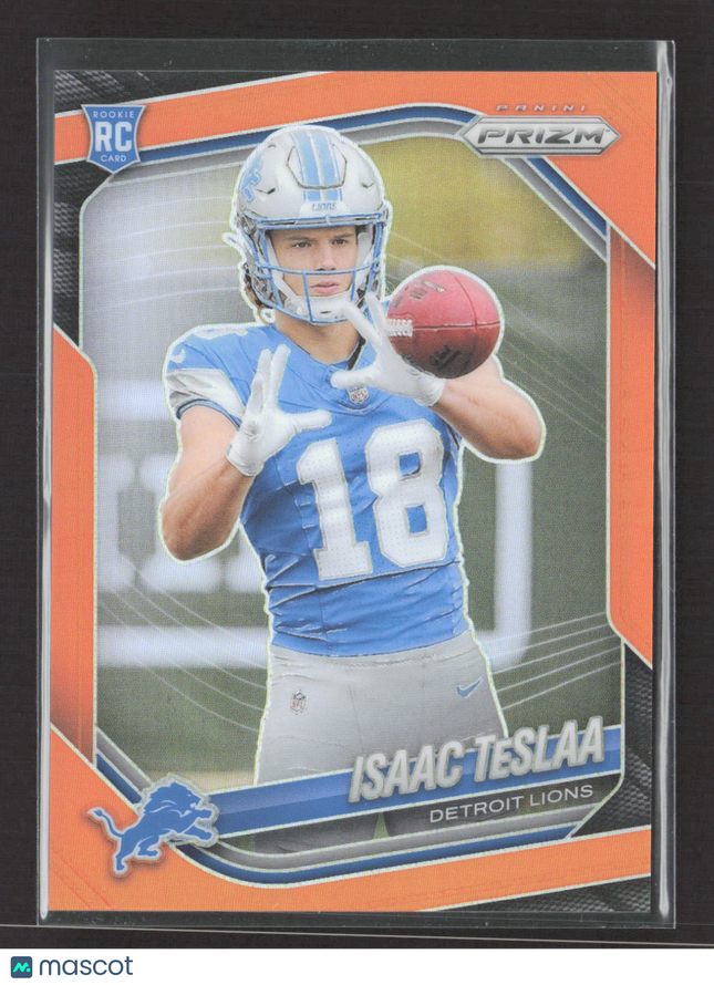 2025 Panini Prizm Isaac TeSlaa #316 Orange RC /249