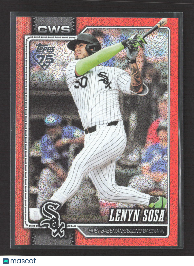 2026 Topps Series One Lenyn Sosa #56 Orange Diamante /25