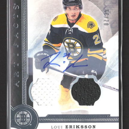 2016 Upper Deck Artifacts Loui Eriksson #94 07/25 Jersey Auto