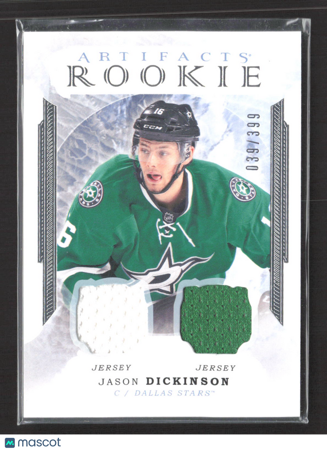 2016 Upper Deck Artifacts Jason Dickinson #178 039/399 Jersey