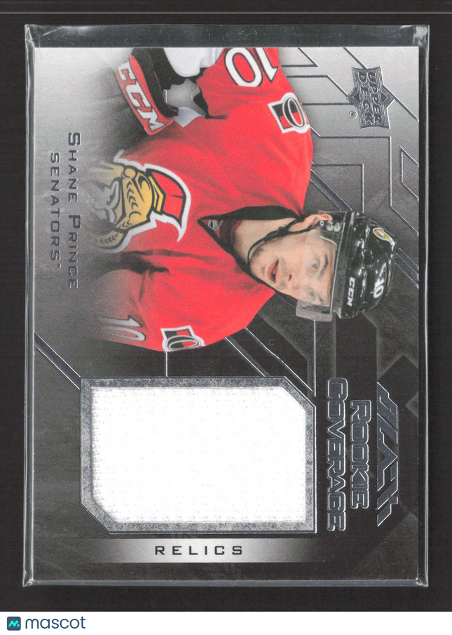 2016 Upper Deck Black Rookie Coverage Relics Shane Prince #RCOV-SP Jersey