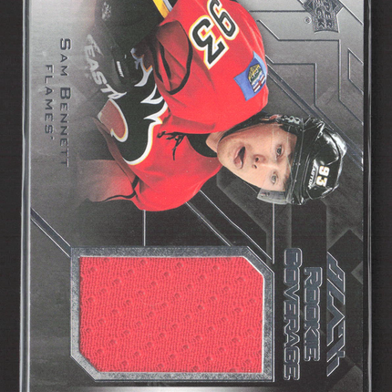 2016 Upper Deck Black Rookie Coverage Relics Sam Bennett #RCOV-SB Jersey