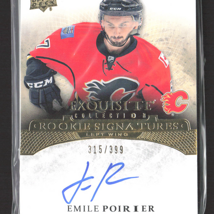 2015 Upper Deck Exquisite Collection Emile Poirier #ERS-EP 315/399 Auto