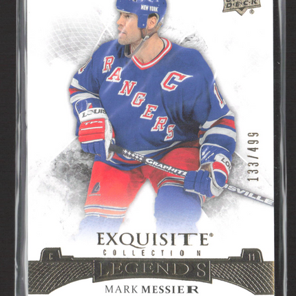 2016 Upper Deck Exquisite Collection Legends Mark Messier #35 /499