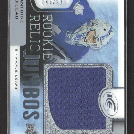 2015 Upper Deck Ice Rookie Relic Jumbos Antoine Bibeau #RRJ-AB Jersey