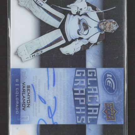 2015 Upper Deck Ice Glacial Graphs Semyon Varlamov #GG-SV Auto